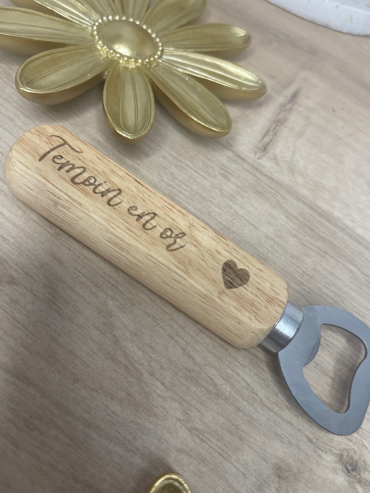 Décapsuleur cadeau Témoin / Parrain / annonce