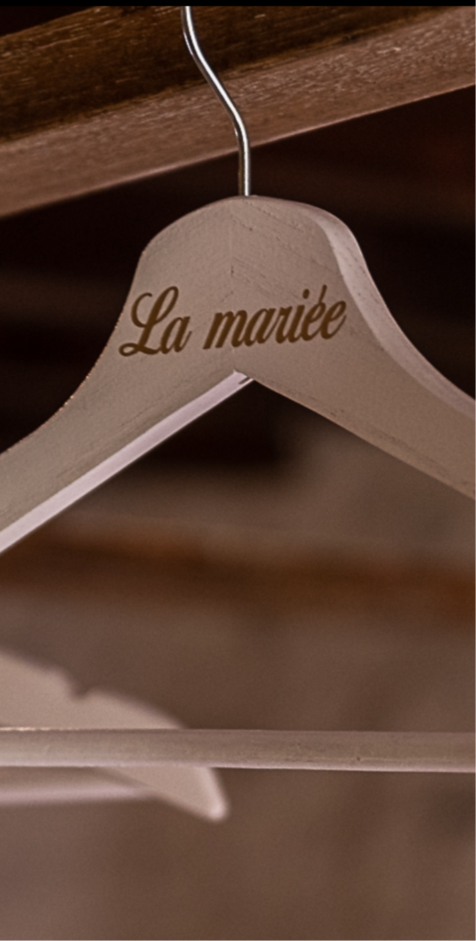 Cintre mariage en bois