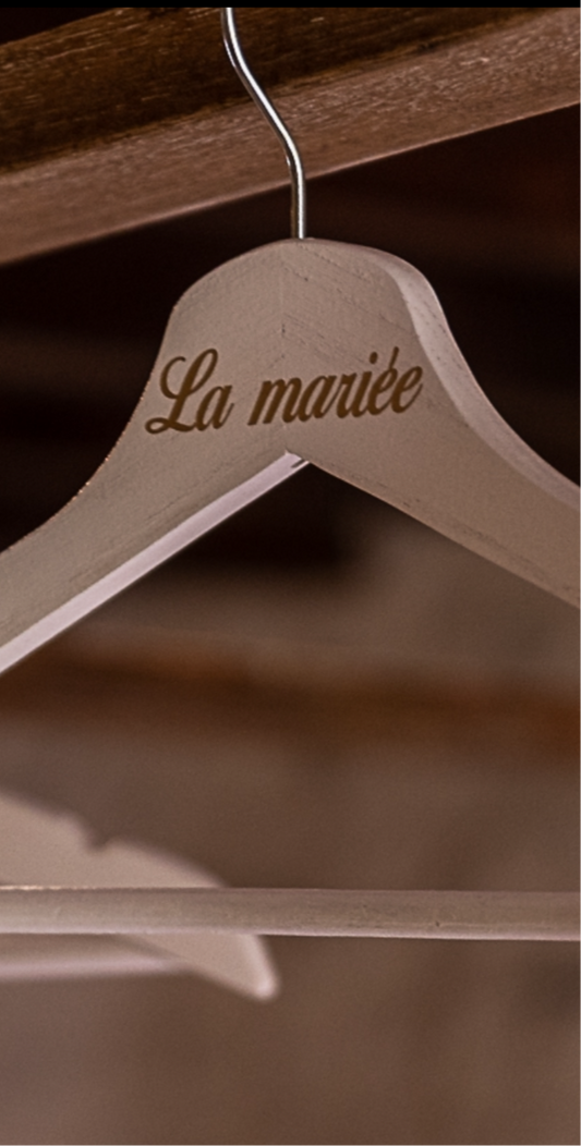 Cintre mariage en bois