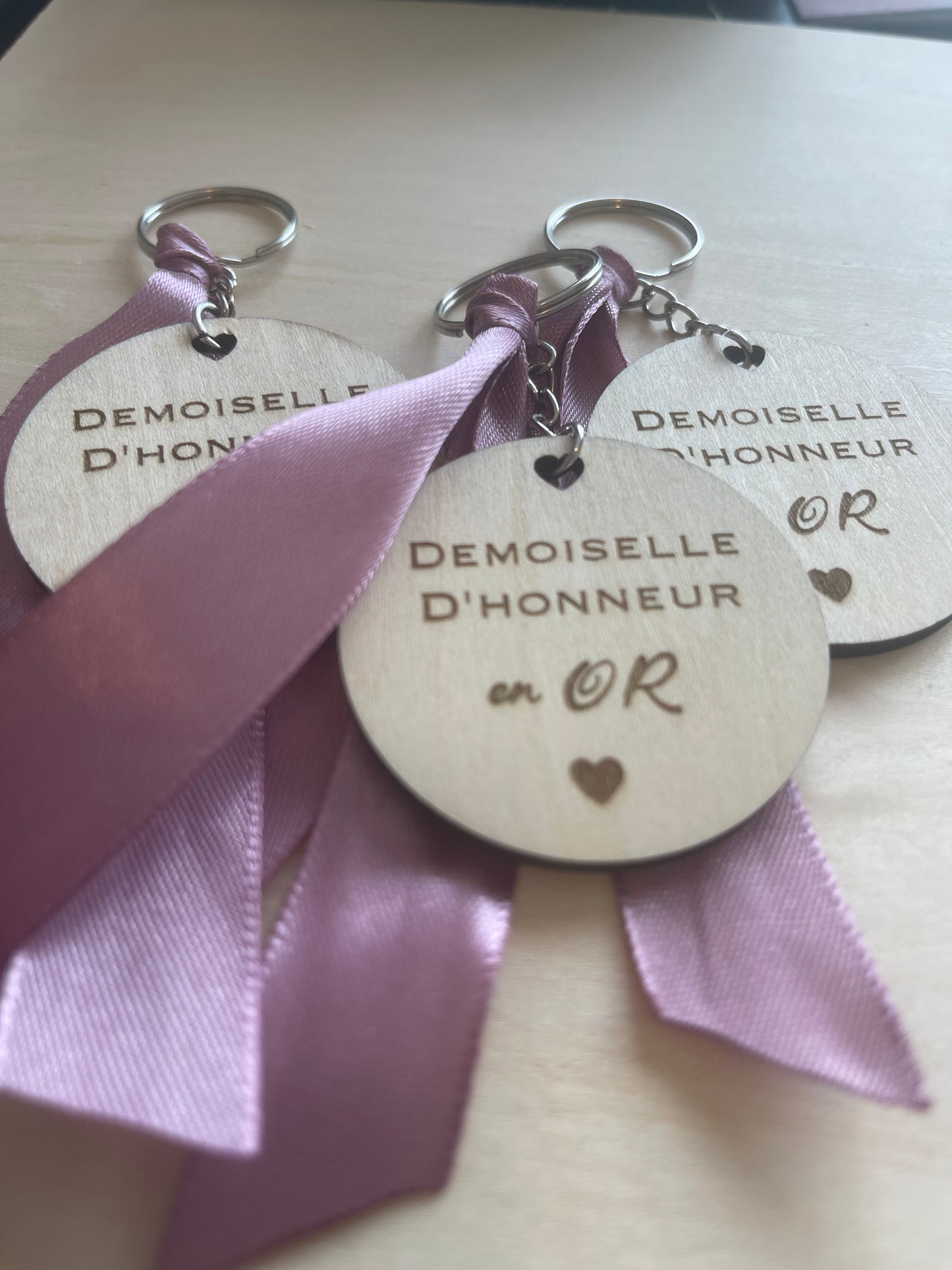 Porte clefs demoiselle d’honneur