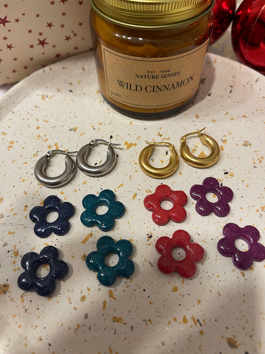 Paire de boucles avec pampilles